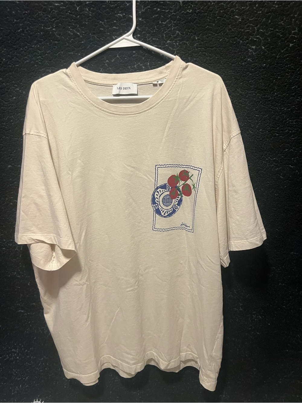 Men’s Les Deux Soft Graphic Tee T Shirt sz XXL Oversized